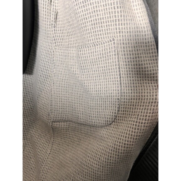 GRAYDN Sweater Coat Waffled Wool Blend Gray M Pockets Loops MADE IN USA - Picture 3 of 7